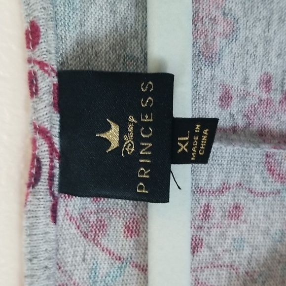 Disney Princess V Neck Knit Dress Gray Pink XLarge - Picture 5 of 8